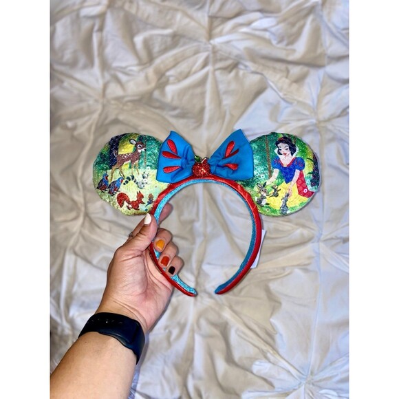 Snow White Disney Parks Mickey Ears Headband Special Edition 100 Decades main image 5